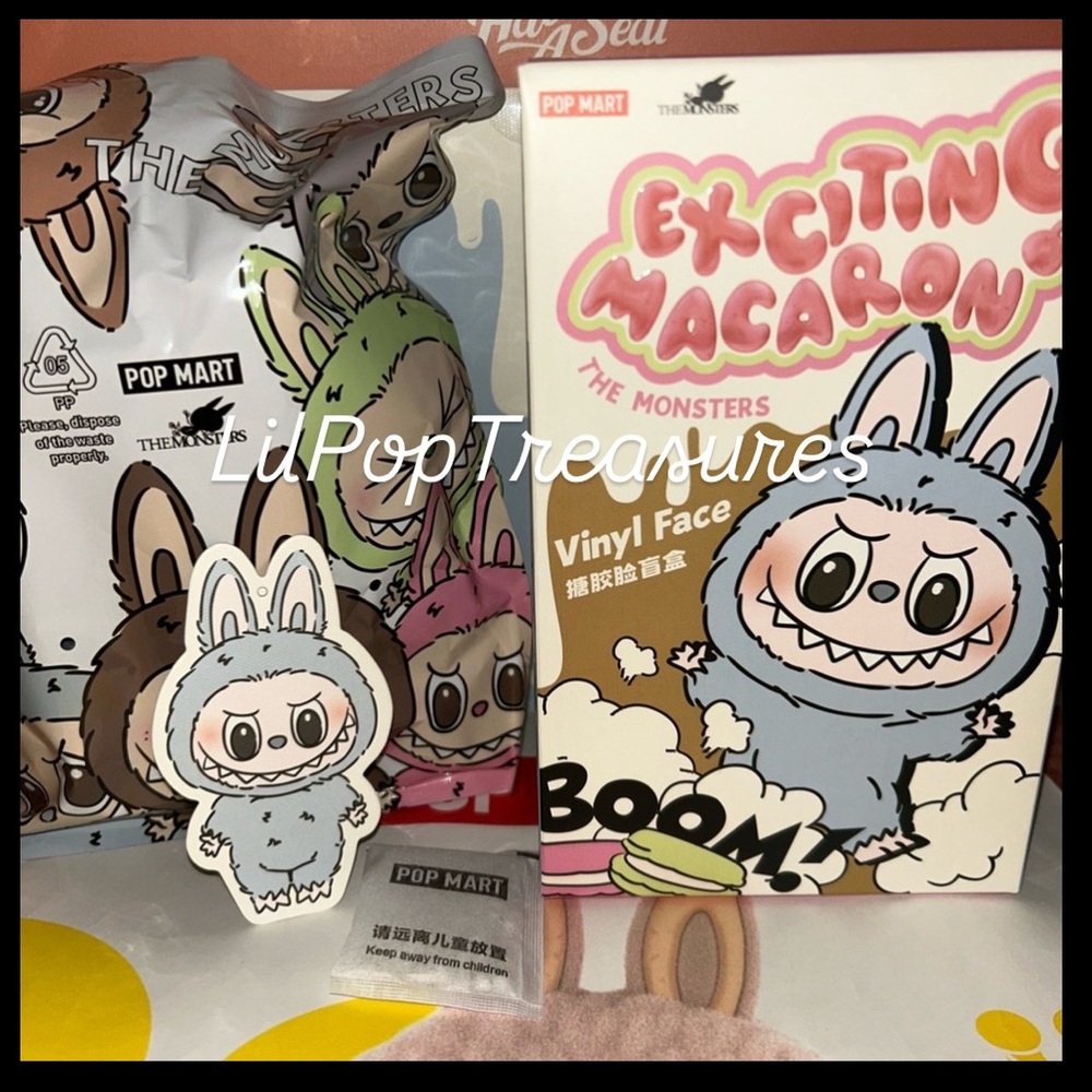 The Monsters Macarons - Sea Salt Coconut Labubu - Picture 2 of 6